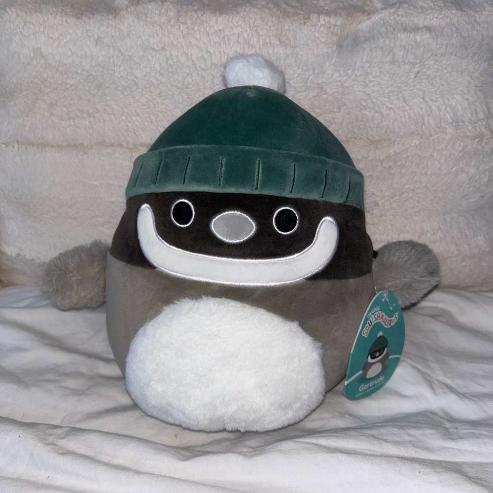 Gertrude the goose squishmallow with Touque